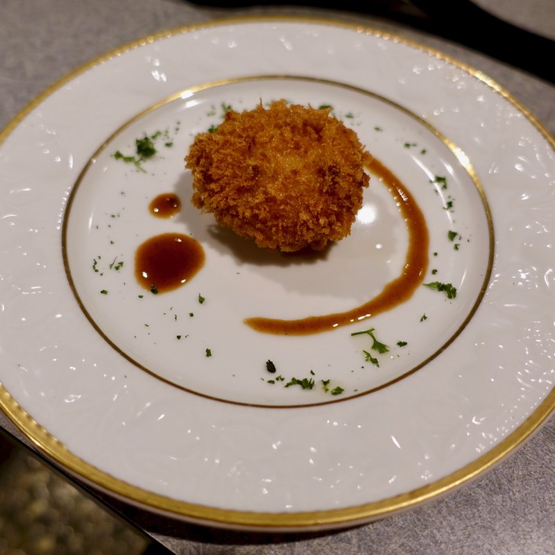 黒豚のコロッケ(黒豚料理 あぢもり )