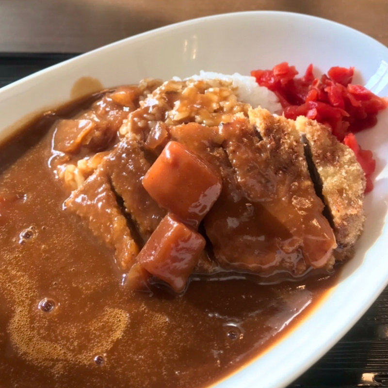 牛カツカレー(ラッキー食堂)