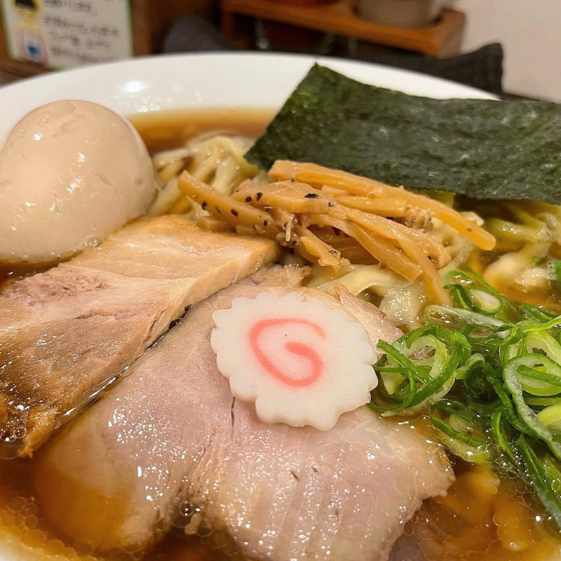 醤油味玉ラーメン(麺や河野)