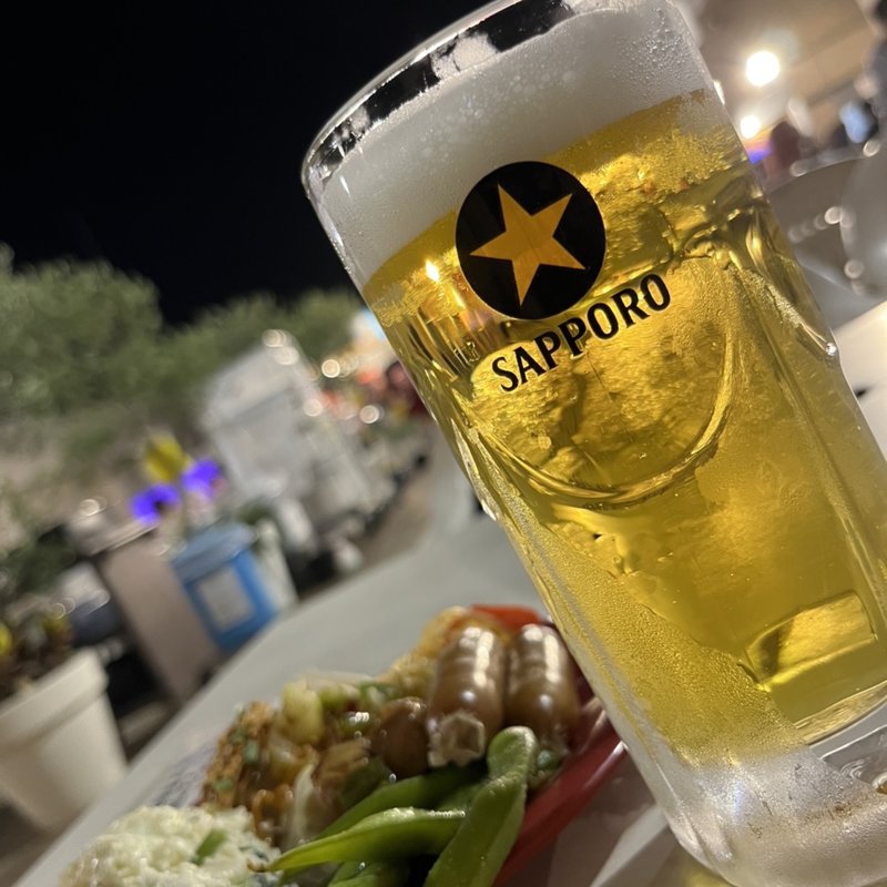 BBQセット➕フードバー食べ放題➕ドリンク飲み放題 120分(アトレマルヒロ屋上ビヤガーデン)