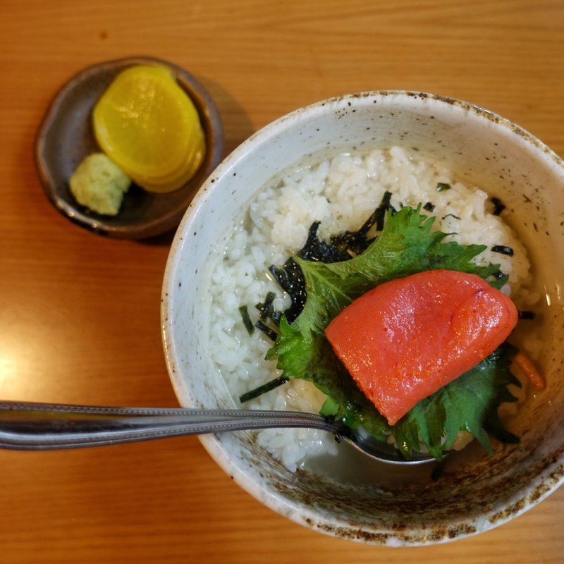 お茶漬け（明太子）(個室居酒屋 炭火焼鳥 食べ放題 吟山 蒲田店)