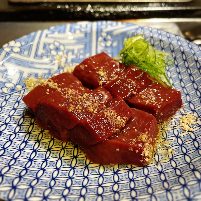 黄金レバ焼(焼肉 六甲園)