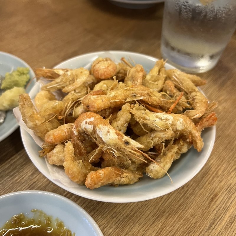 川海老唐揚げ(麦酒宿　まり花)