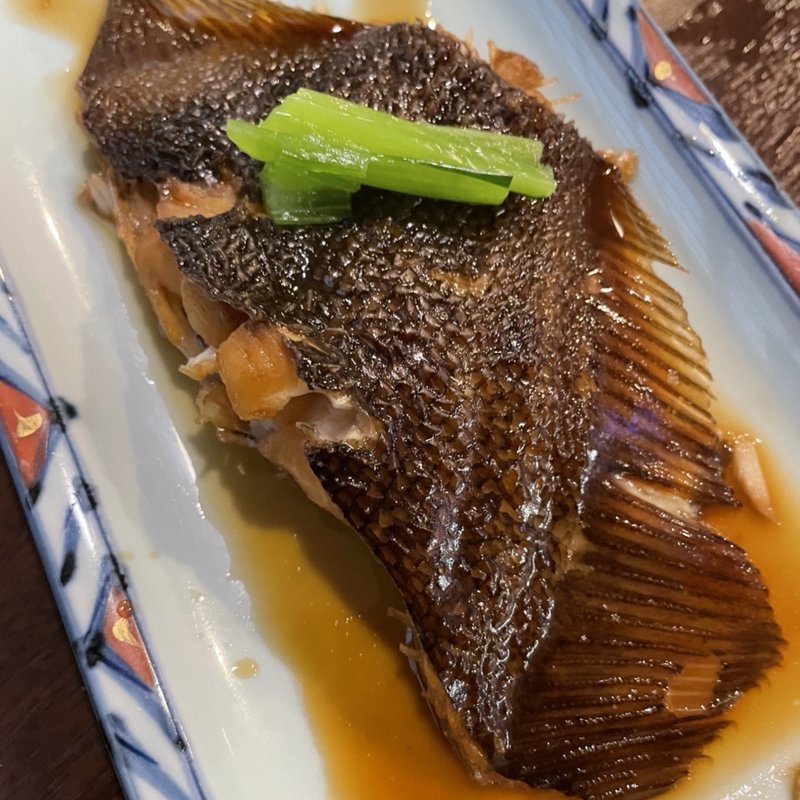 カレイ煮(鮪 やきとり須田)