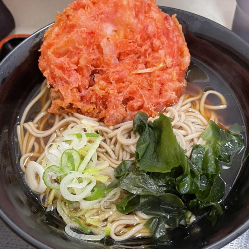 紅生姜そば(名代 富士そば 川崎東口店)