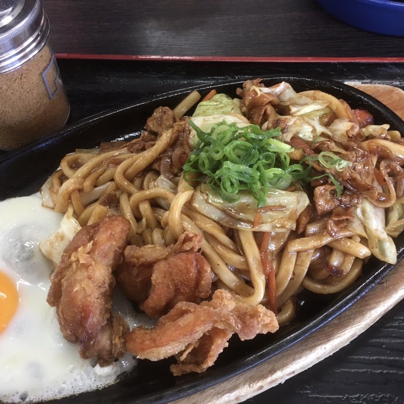 焼きうどん(資さんうどん 諸岡店)