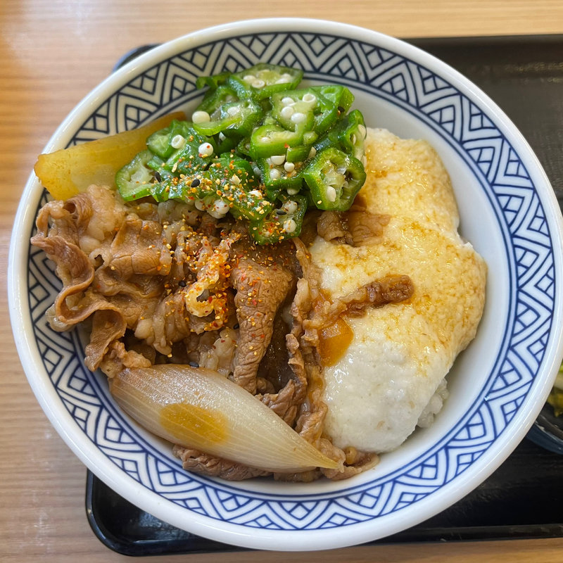 牛麦とろ丼(吉野家 久屋大通錦店 )