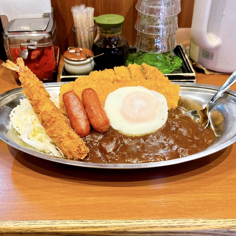 ホームランカレー大盛(カレーの市民アルバ 秋葉原本店 )