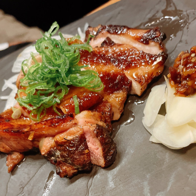 土佐はちきん地鶏もも肉　～にんにん醤油わら焼き～(四万十川 )