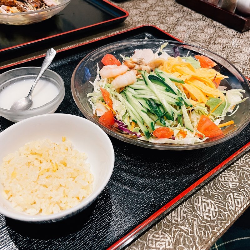 冷やし海鮮麺(上海庭 神保町店)