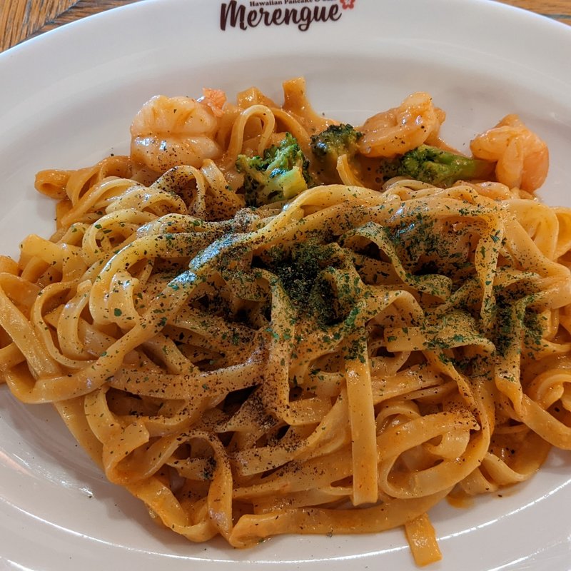 ガーリックシュリンプパスタ(merengue)