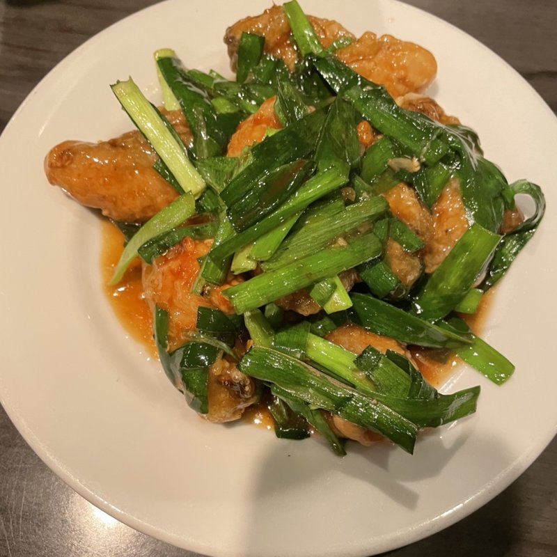 牡蠣ニラ炒め(百楽門 津田沼店)