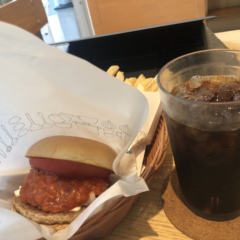 スパイシーチーズモス(ポテトMセット)(folk burgers&beers)