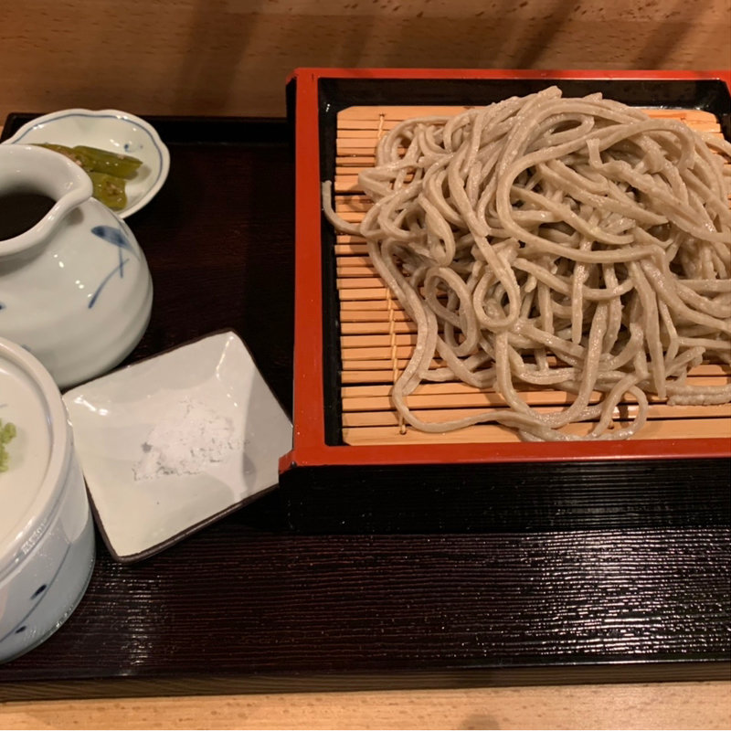 あらびきせいろそば(十割蕎麦　ゑつ （えつ）)