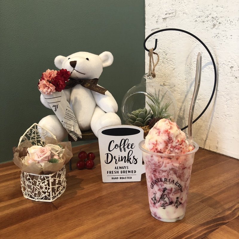 いちごかき氷(gelateria Hiro)