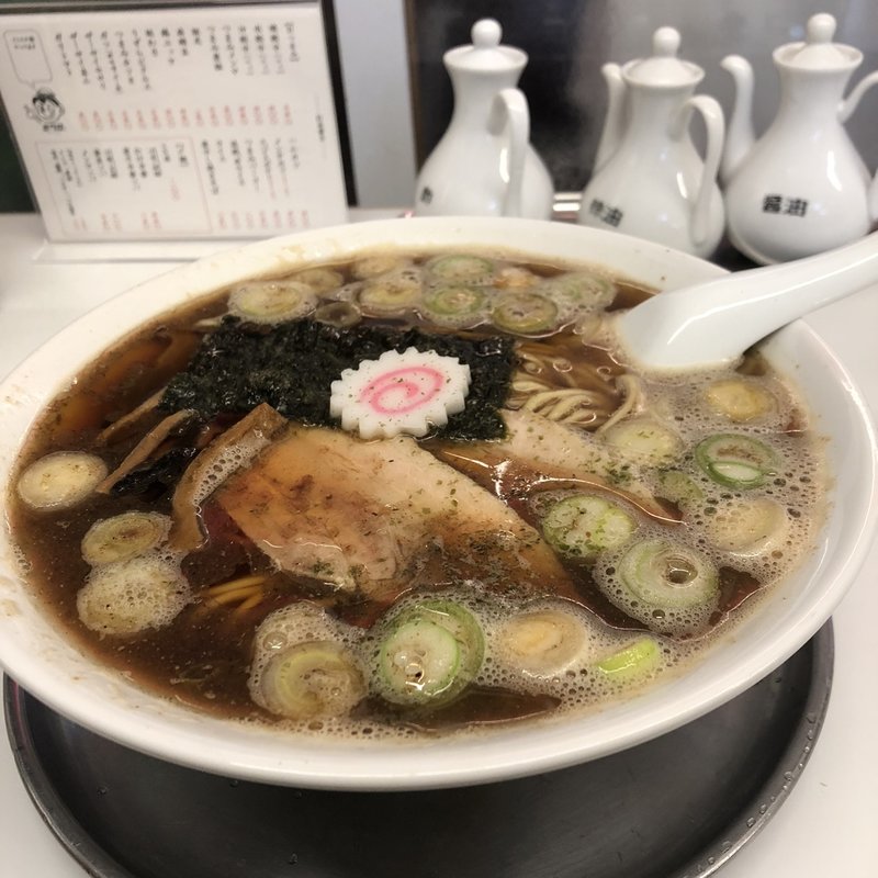 にぼし中華(黒黒黒)