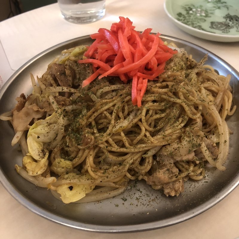 煮干し焼きそば(黒黒黒)