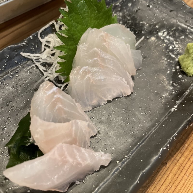 アカハタ刺し(酒席まつした)