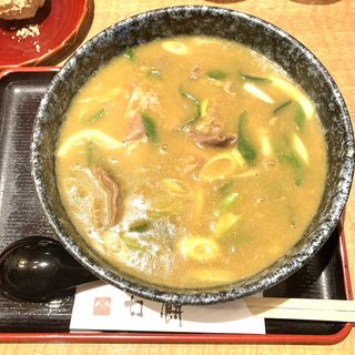 肉カレーうどん(力餅)