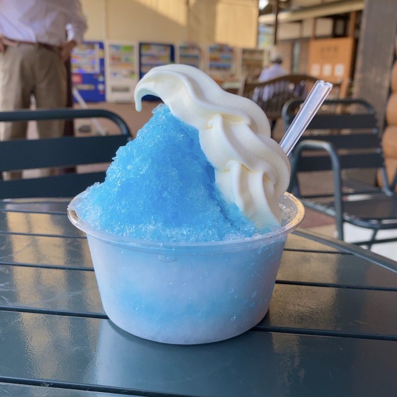 ハワイアンブルー(大内山ソフトトッピング)(道の駅 奥伊勢おおだい 食堂 （ミチノエキ オクイセオオダイ ショクドウ）)