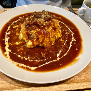 オムライス（牛肉のデミグラスソース）(Mou Mou cafe静岡店)