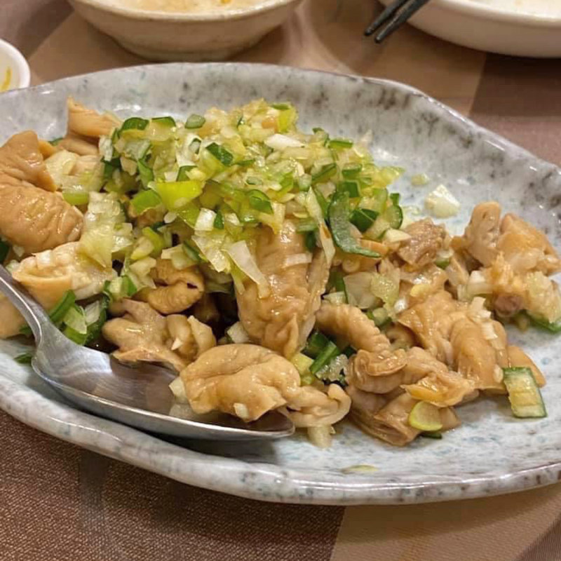 ねぎホルモン(奉天飯店)