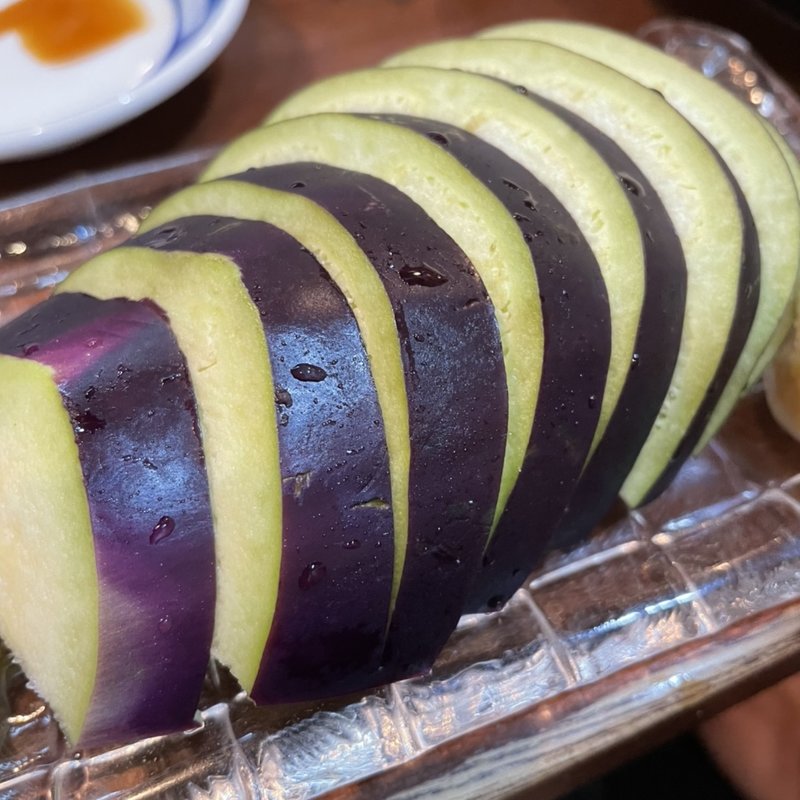 水茄子の刺身(そばっ晴゜)