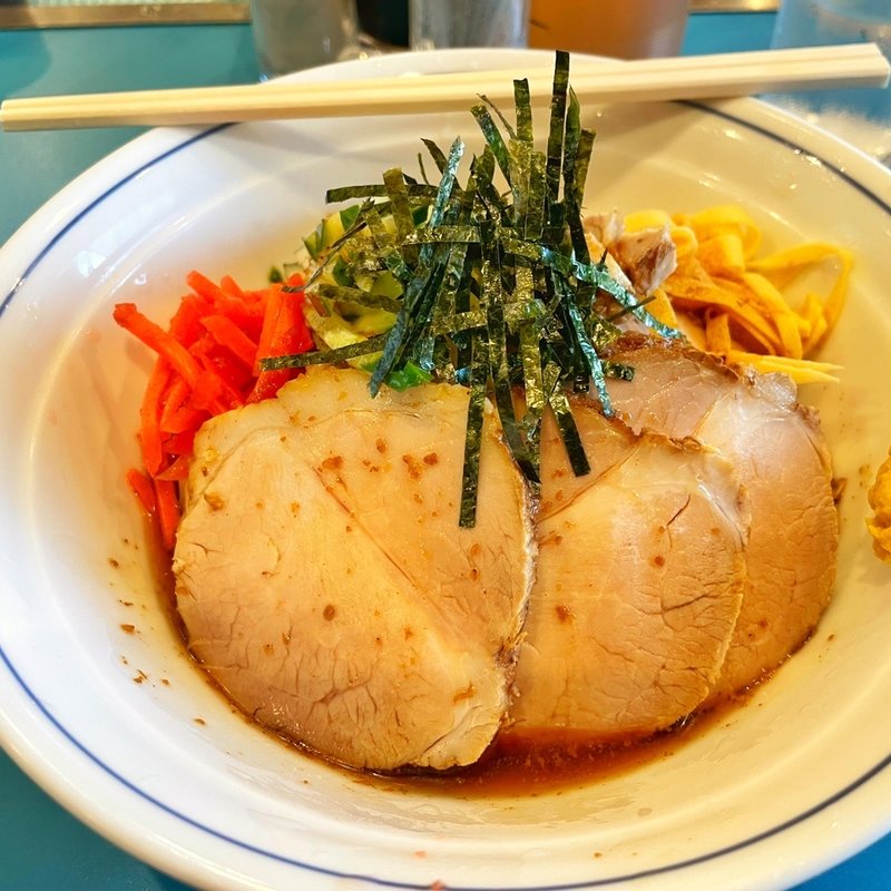 チャーシュー冷やし中華(やじ満)