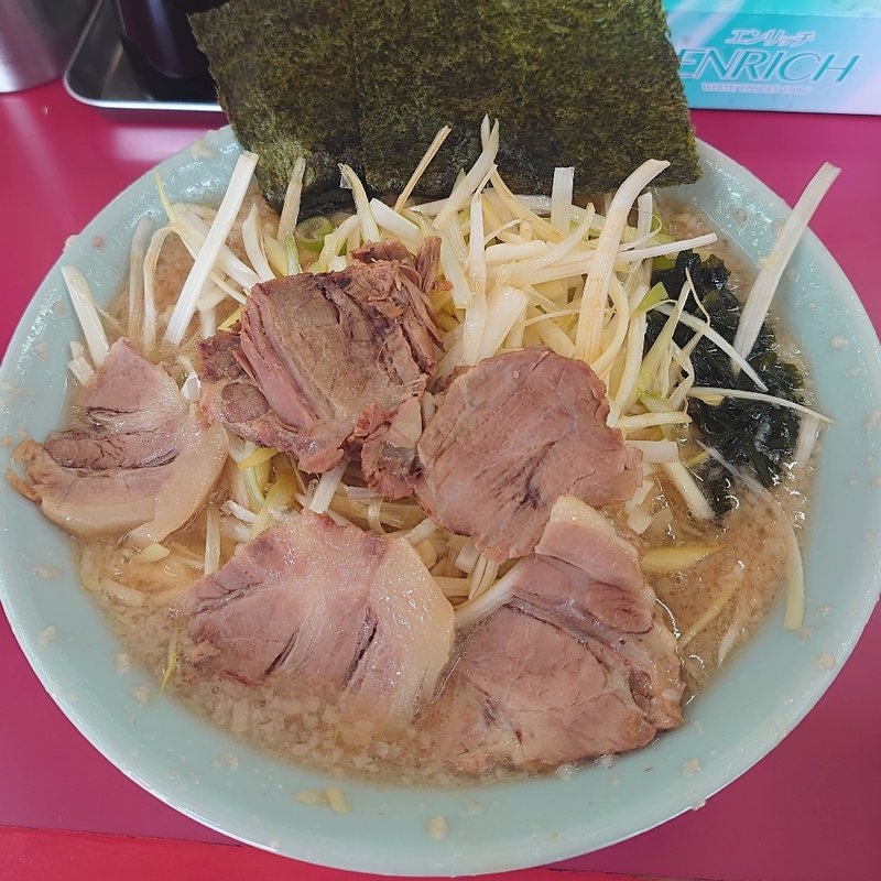 ネギチャーシューメン＋ネギ＋中盛(ラーメンショップ 牛久結束店 )
