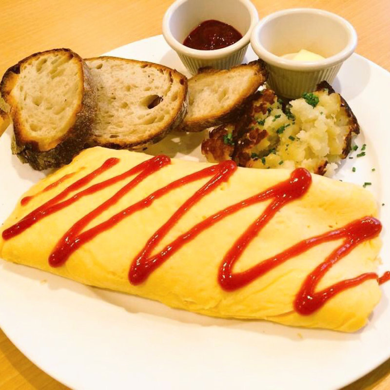 ハムとチーズのオムレツ(クリントン・ストリート・ベイキング・カンパニー （CLINTON ST. BAKING COMPANY & RESTAURANT）)