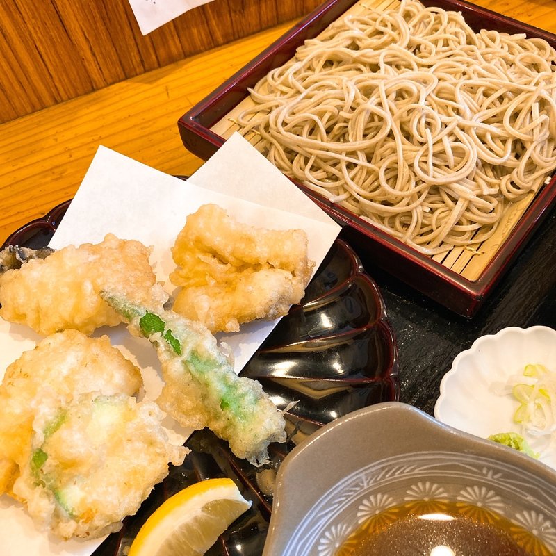 穴子天せいろ（ランチ）(蕎麦処こだか)