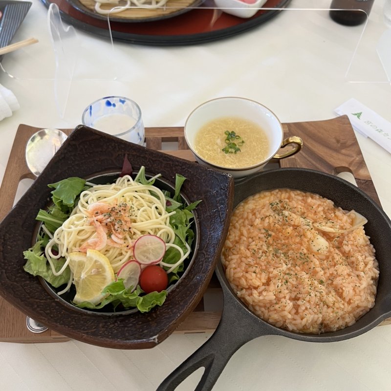 シーフードリゾット&パスタサラダ(宮の森カントリー倶楽部 レストラン )