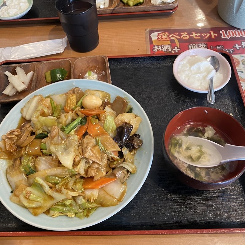 あんかけ焼そば(龍炎)