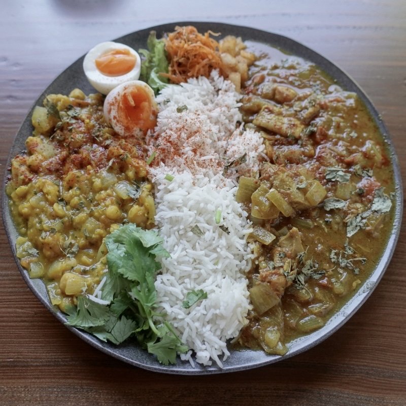 オリジナルスパイスカレー&ダルカレー2種(28CafE)