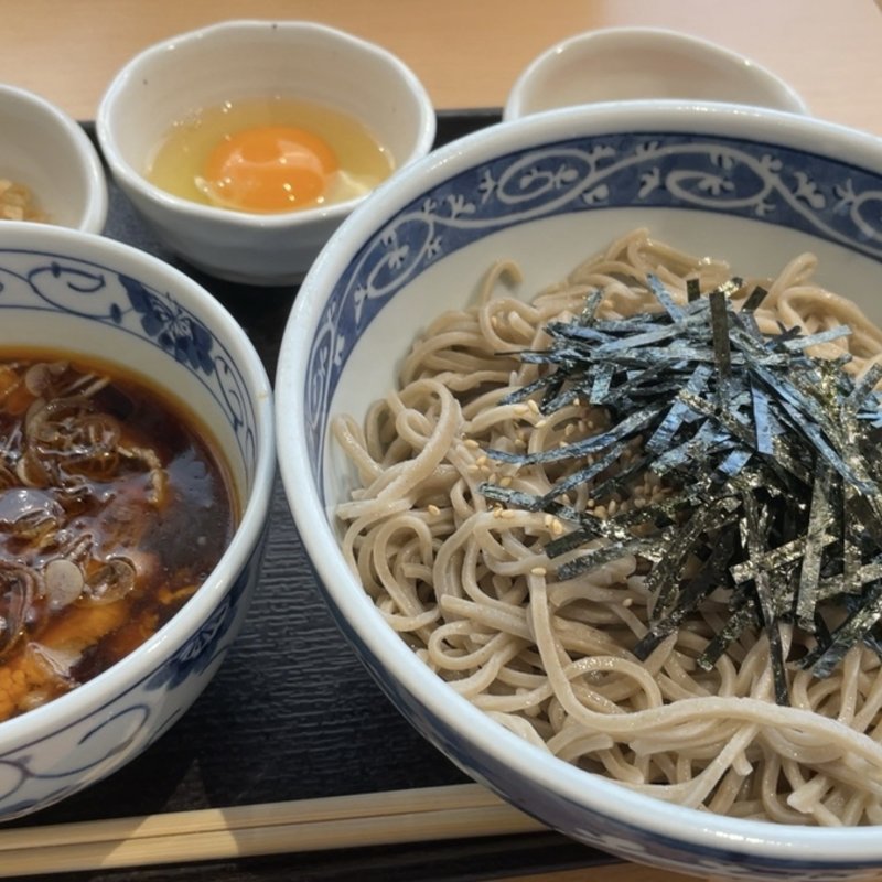 大辛 冷やし肉つけ蕎麦 大盛り＋大盛(吉祥庵 ららぽーとＴＯＫＹＯ－ＢＡＹ店)