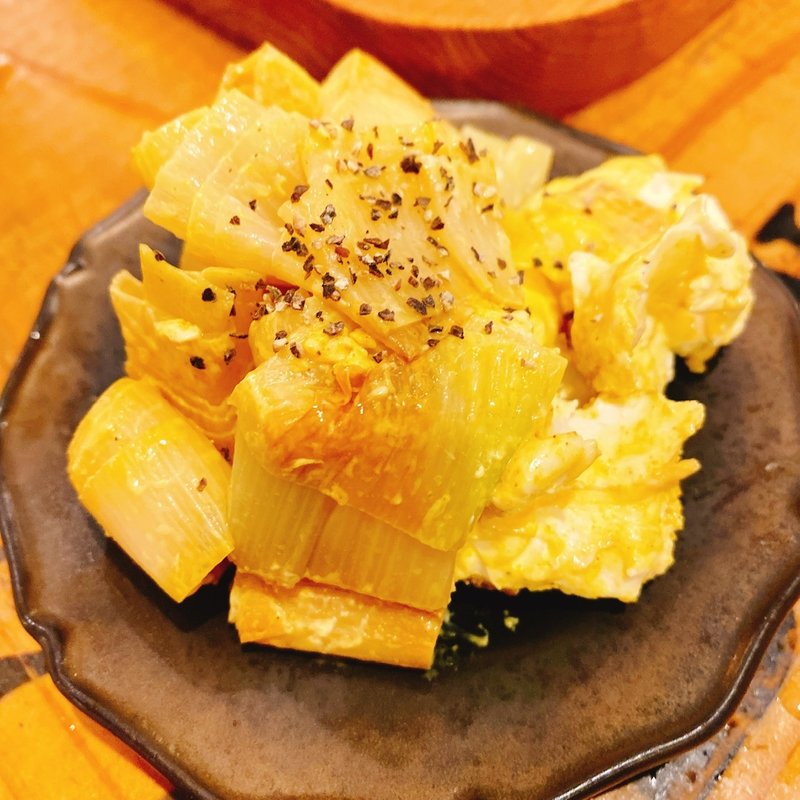 ねぎとクリームチーズのカレー漬け(立呑処 ハチハチ )