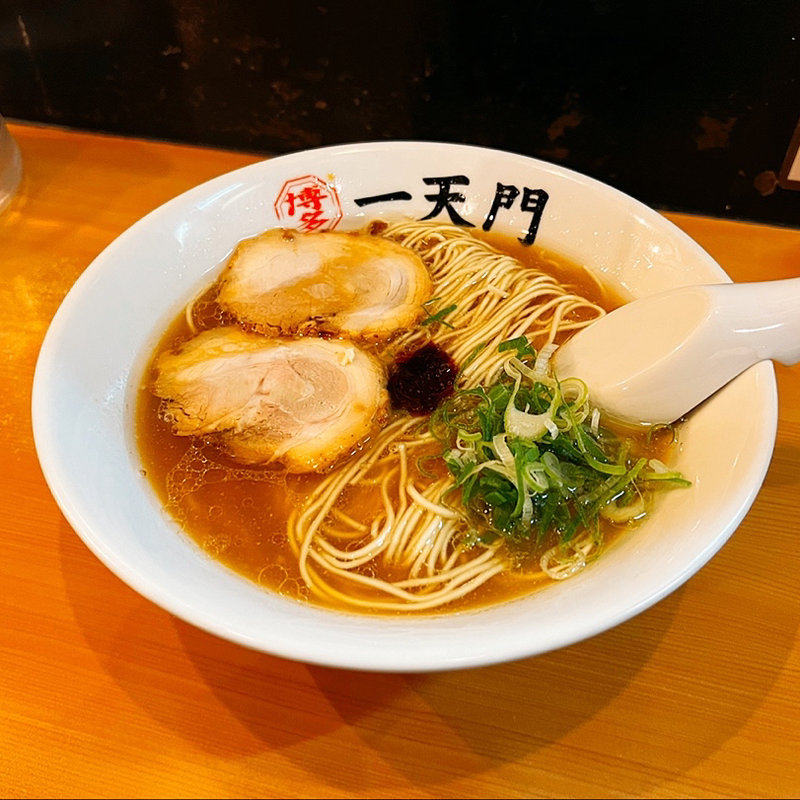ラーメン(青ダレ)(博多 一天門)