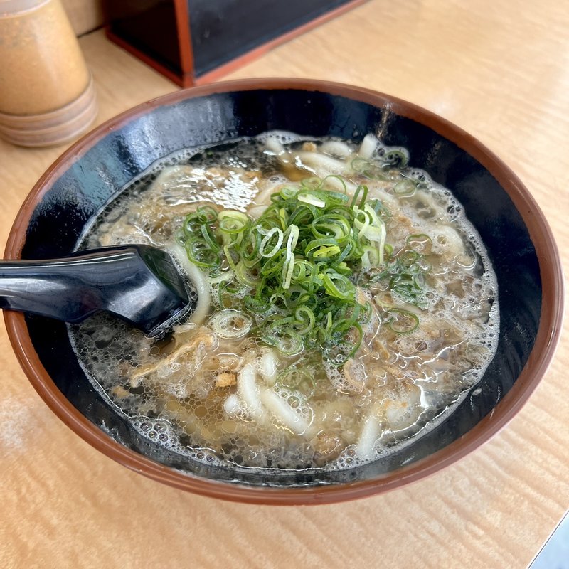 大阪名物かすうどん(道楽うどん本店)