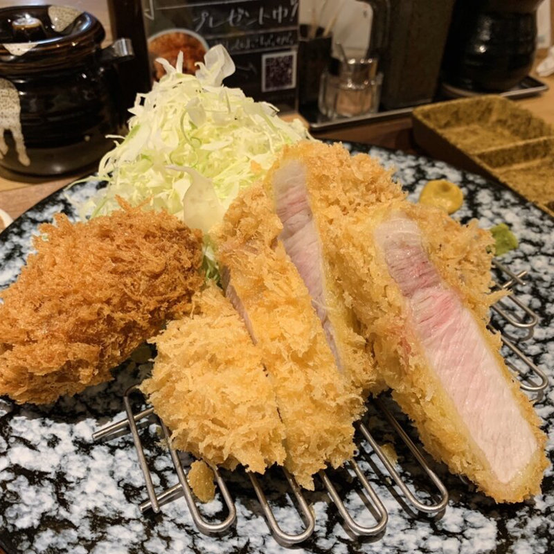 六白黒豚　特上ロース膳(とんかつ けい太)