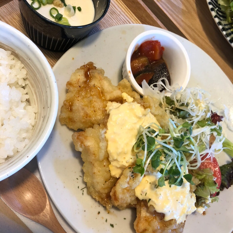 チキン南蛮定食(深山のカフェ食堂 )