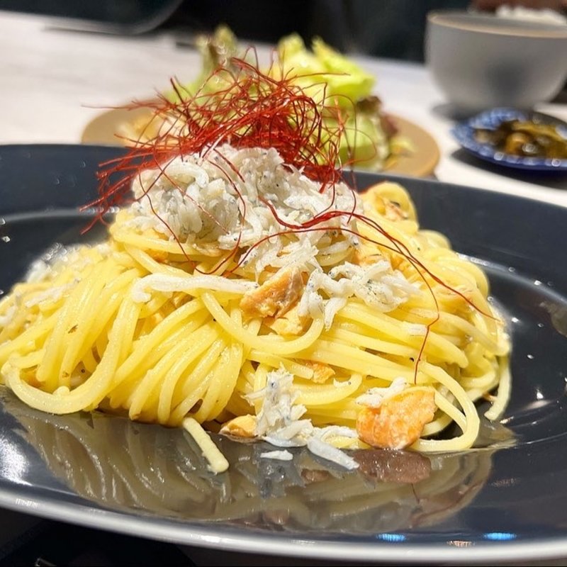 銀鮭としらすのパスタ(by GINGER)