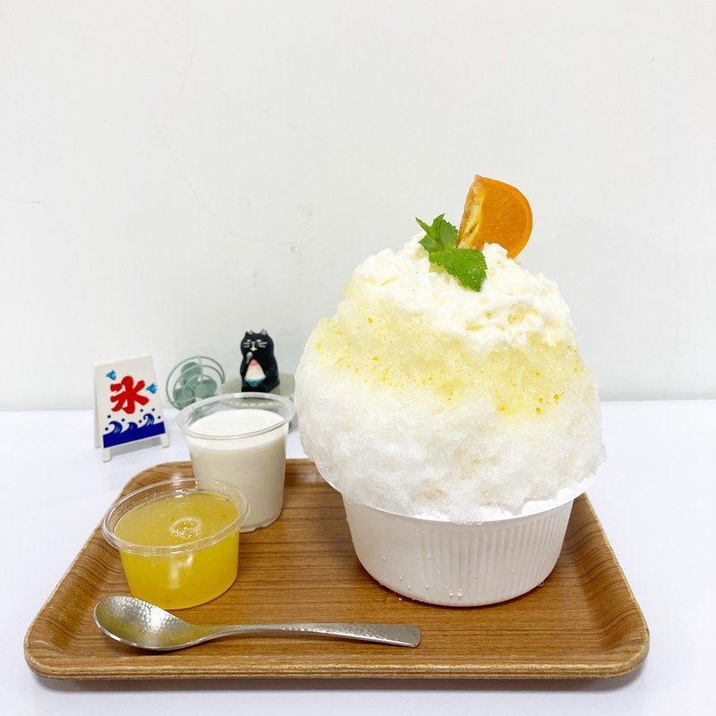 和らぐ柑橘 たまごとみるくとばにらと。(埜庵)