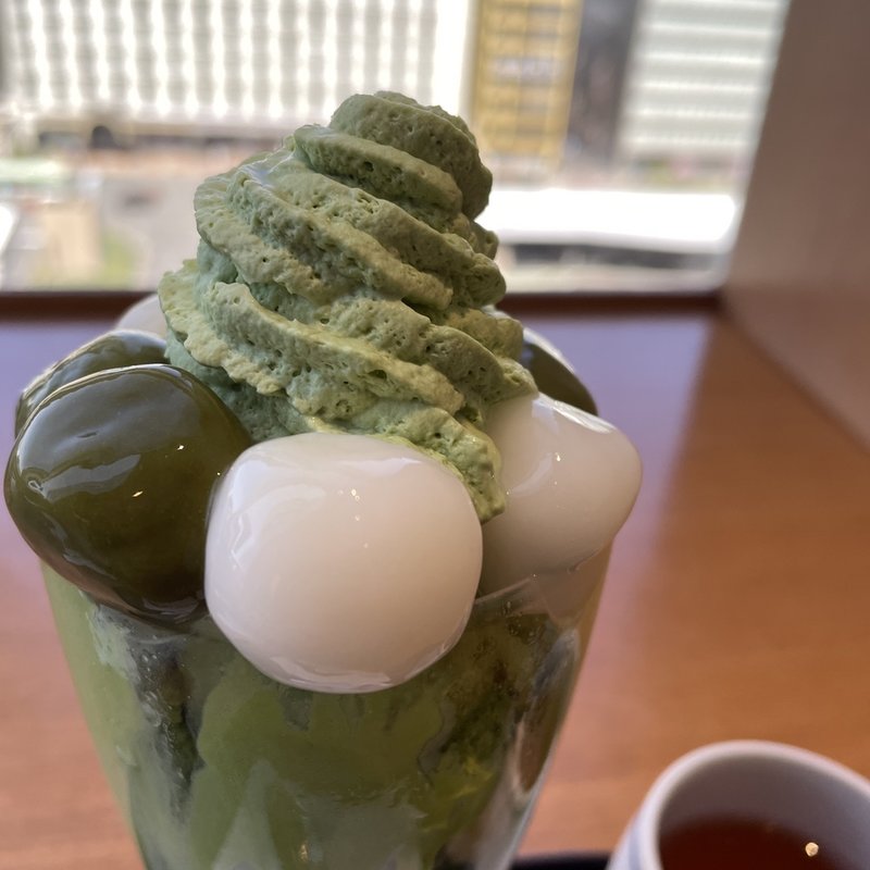 白玉パフェ(茶寮都路里 京都伊勢丹店 （さりょうつじり）)