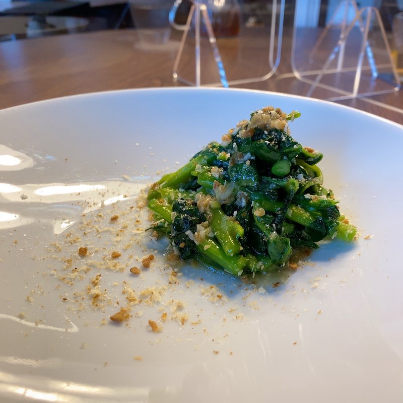 つるむらさきの炒めもの(中山邸Labo)