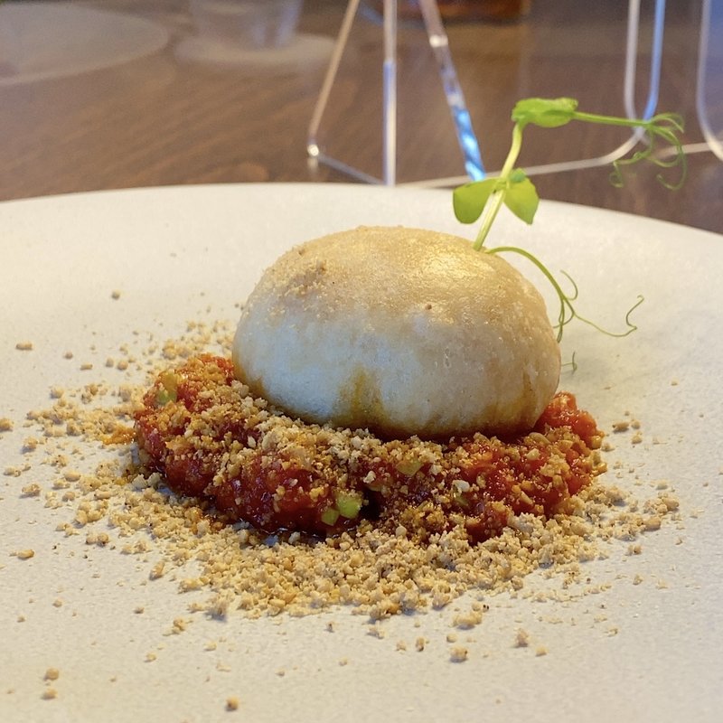 二種のエビを使ったフレッシュトマトのチリソース(中山邸Labo)