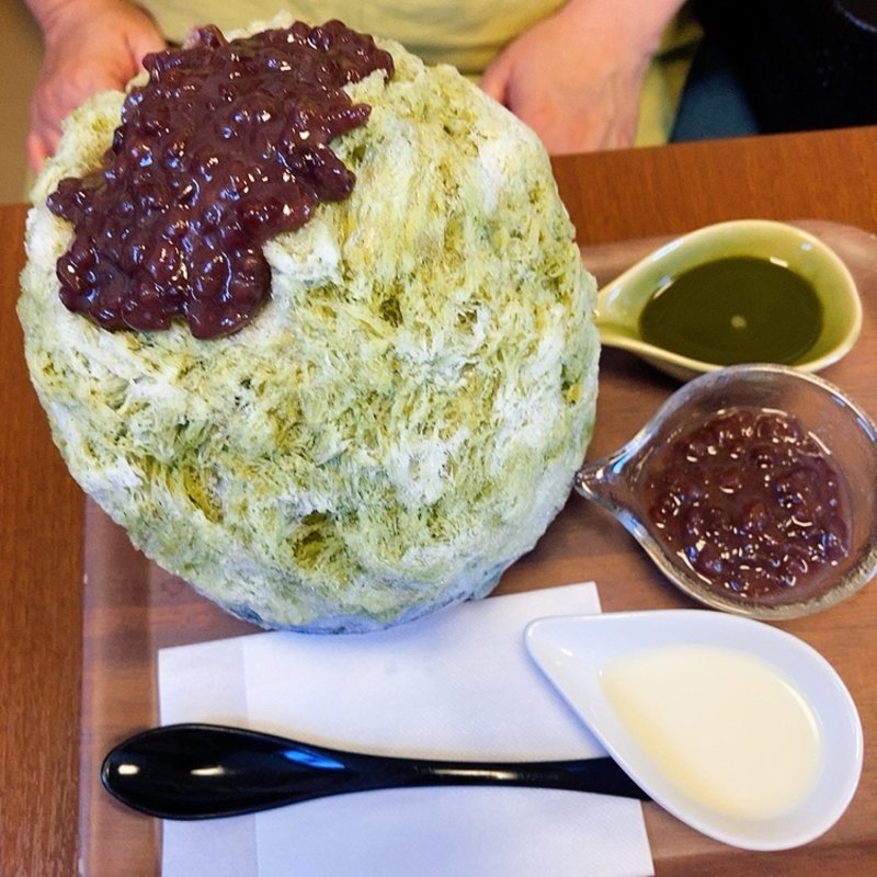 抹茶あずき(カフェ不二熊野店)