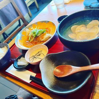 はまぐり酒蒸し(はまぐり庵)