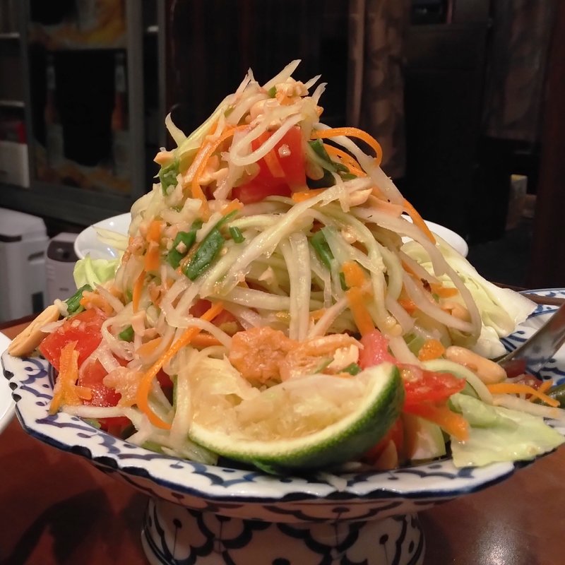青パパイヤサラダ（ソムタム）(Tha Chang 仙台店（たーちゃん）)