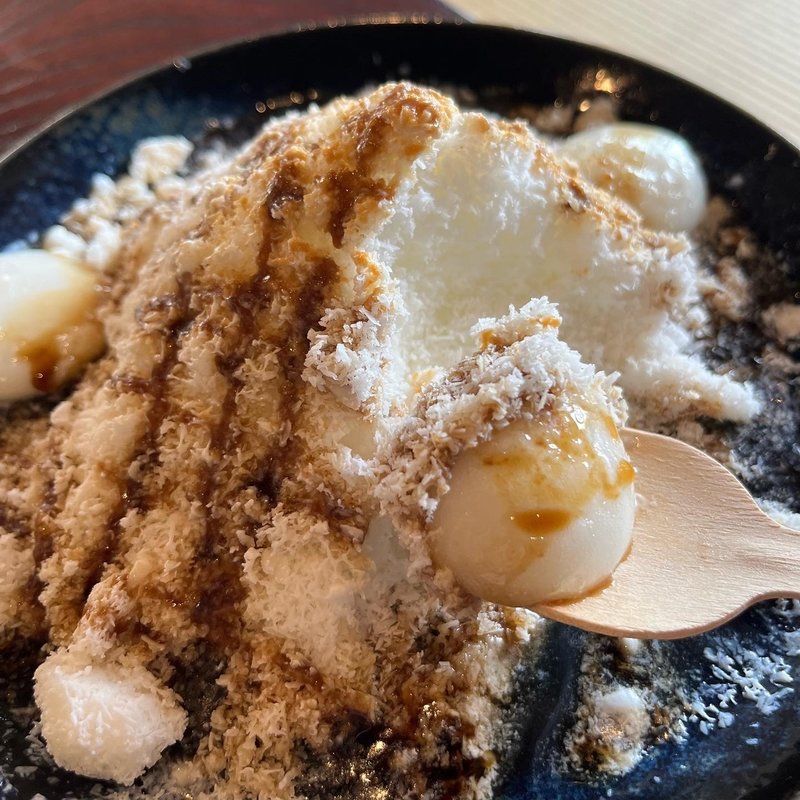 一関雪氷黒蜜きな粉餅(栗駒茶屋本店)