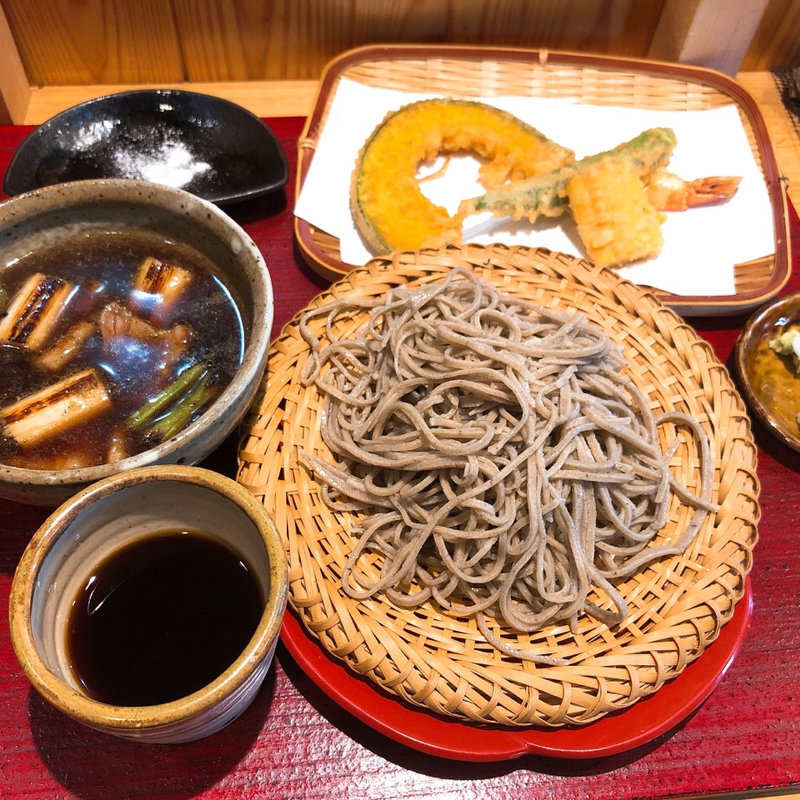 天ざる＋鴨椀(手打ち蕎麦 いしはら )